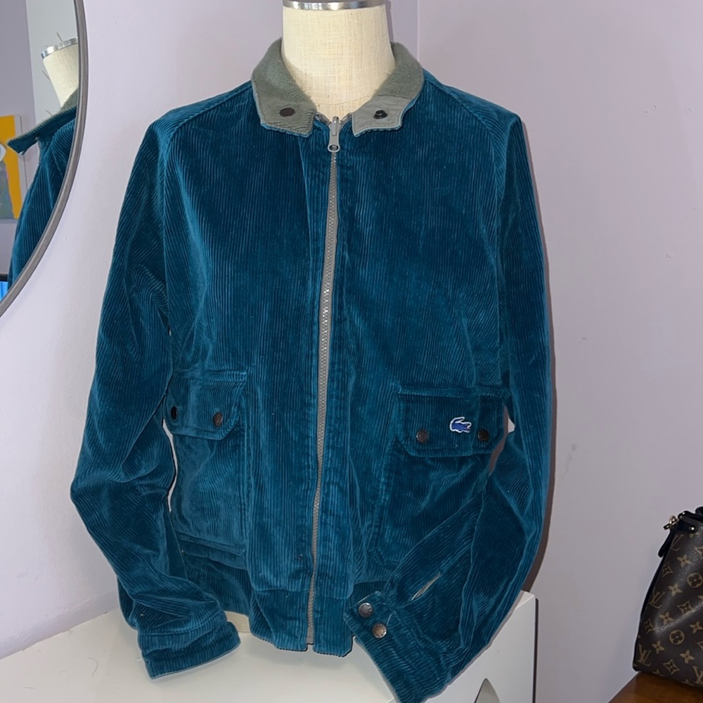Vintage 90s Izod reversible corduroy jacket